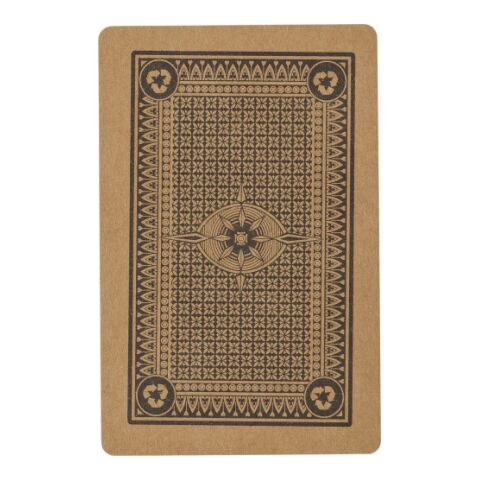 Recycled paper playing cards Andreina brown | Without Branding | not available | not available