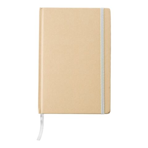 Recycled paper notebook (A5) Gianni white | Without Branding | not available | not available