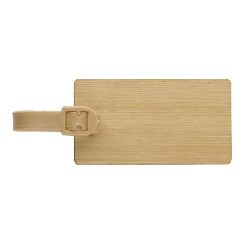 Bamboo luggage tag Shawn brown | Without Branding | not available | not available