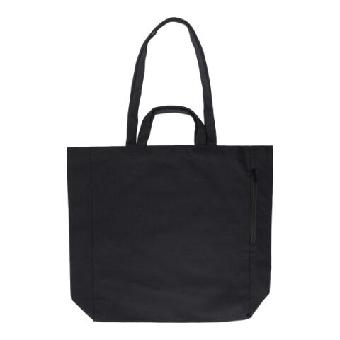 Recycled cotton shopping bag Bennett black | Without Branding | not available | not available