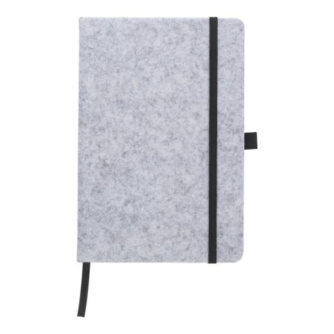 RPET felt notebook Harper grey | Without Branding | not available | not available