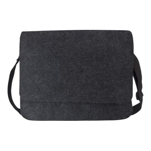 RPET felt laptop bag Layla dark grey | Without Branding | not available | not available