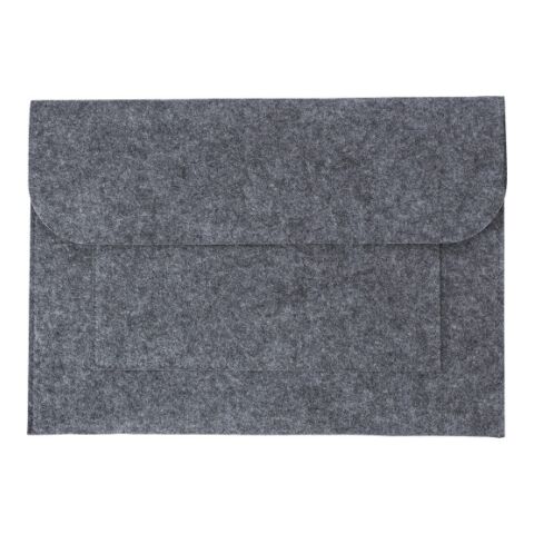 RPET felt document bag Riley grey | Without Branding | not available | not available
