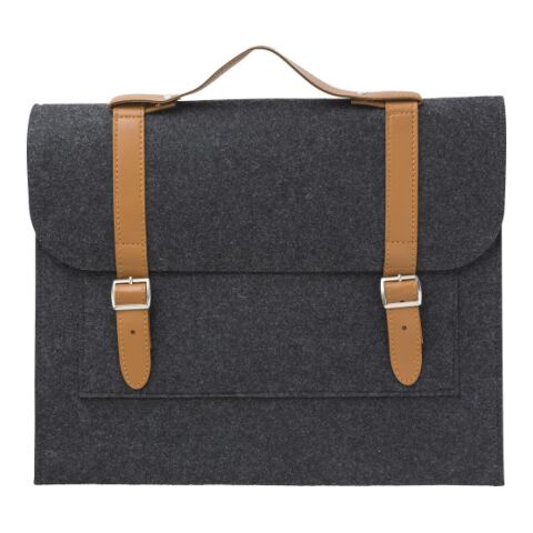 RPET felt document bag Amelia grey | Without Branding | not available | not available