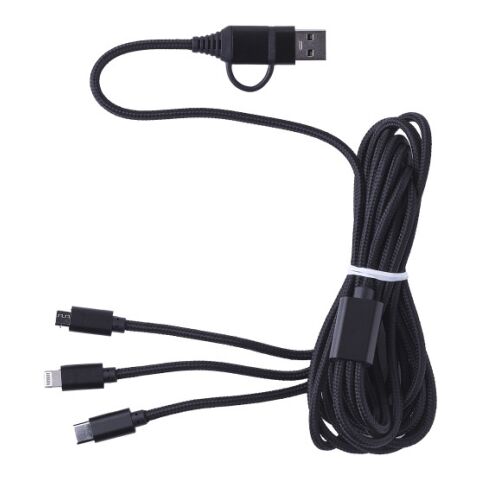 Nylon charging cable Sable black | Without Branding | not available | not available