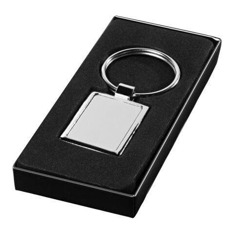 Sergio rectangular metal keychain Silver | No Branding | not available | not available | not available