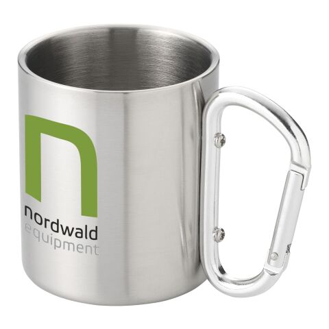 Alps 200 ml insulated mug with carabiner Standard | Silver | No Branding | not available | not available