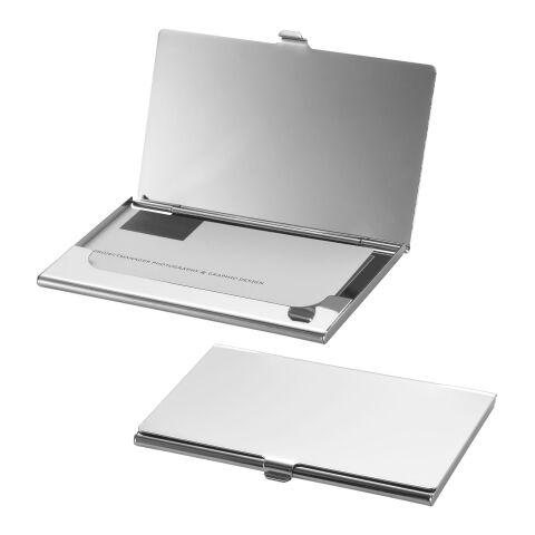 New York business card holder with mirror Standard | Silver | No Branding | not available | not available | not available
