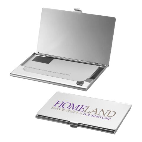 New York business card holder with mirror Standard | Silver | No Branding | not available | not available | not available
