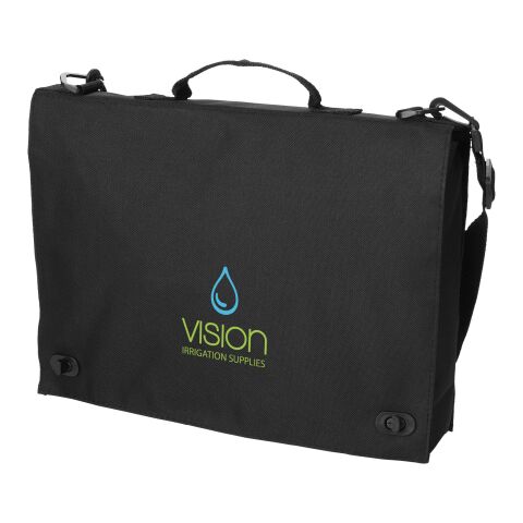 Santa Fe 2-buckle closure conference bag Standard | Solid black | No Branding | not available | not available | not available