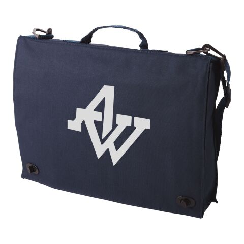Santa Fe 2-buckle closure conference bag Standard | Navy | No Branding | not available | not available | not available