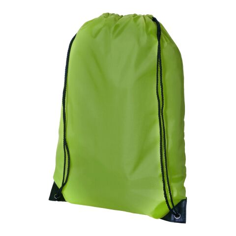 Oriole premium drawstring backpack Standard | Lime | No Branding | not available | not available