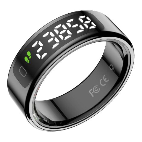Prixton Orbyt Touch smart ring Solid black | size 8 (18,3 mm) | No Branding