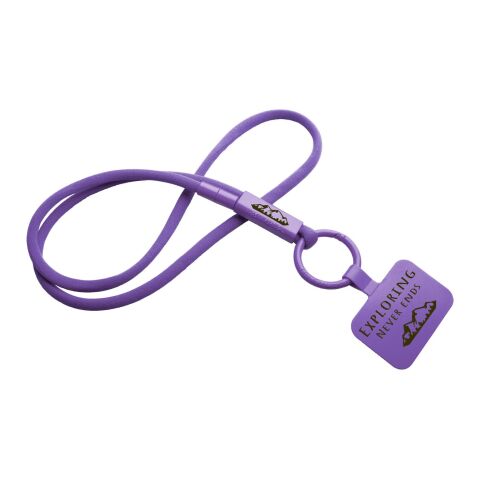 Tubyard lanyard phone holder with recycled plastic tube