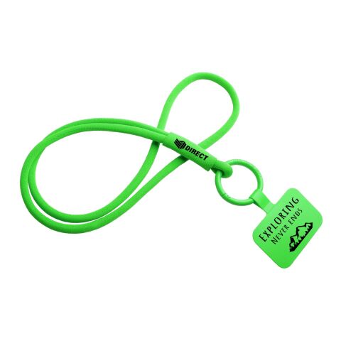 Tubyard lanyard phone holder with elastic tube Lime | No Branding | not available | not available