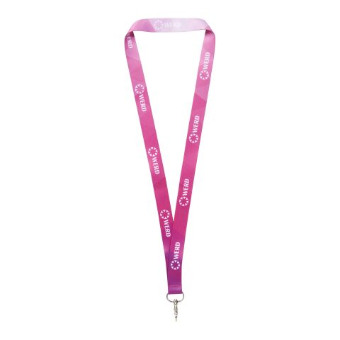Lana sublimation lanyard - double side Standard | White | 10mm | Sublimation | all over, front | 10 mm x 900 mm