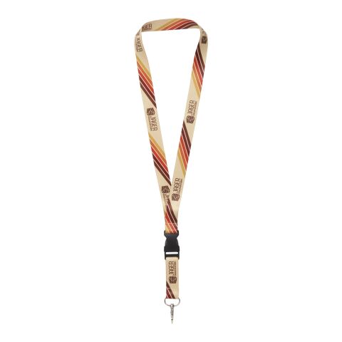 Bucks sublimation lanyard - double side Standard | White | 10mm | Sublimation | all over, front | 10 mm x 900 mm