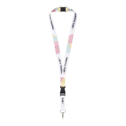 Balta sublimation lanyard - double side Standard | White | 10mm | Sublimation | all over, front | 10 mm x 900 mm