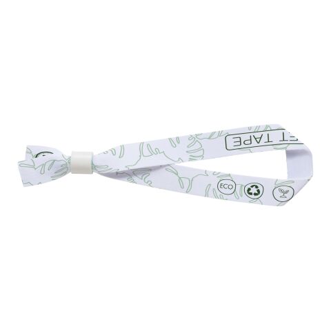 Et recycled PET sublimation bracelet 1 side Standard | White | Sublimation | all over, front | 15 mm x 330 mm