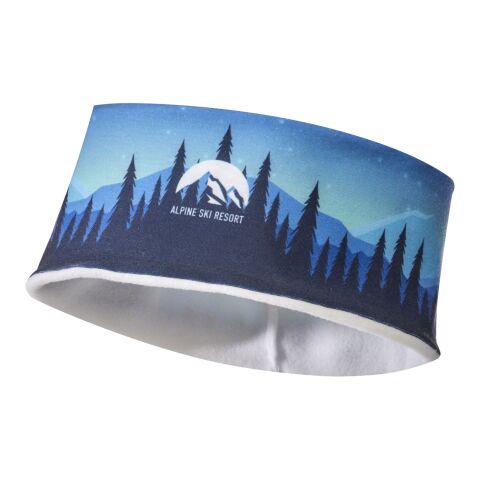 Emma sublimation RPET headband with fleece White | No Branding | not available | not available