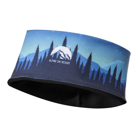 Emma sublimation RPET headband with fleece Solid black | No Branding | not available | not available