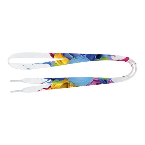 Sublimation shoe laces Standard | White | Sublimation | all over, back | 10 mm x 960 mm