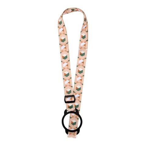 Lior RPET sublimation lanyard with silicone bracelet