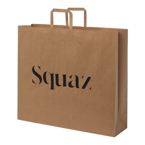 Kraft 90-100 g/m2 paper bag with flat handles - XX large