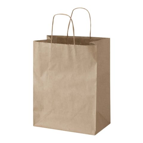 Kraft 80-90 g/m2 paper bag with twisted handles - 25 x 15 x 32 cm Kraft brown | No Branding | not available | not available