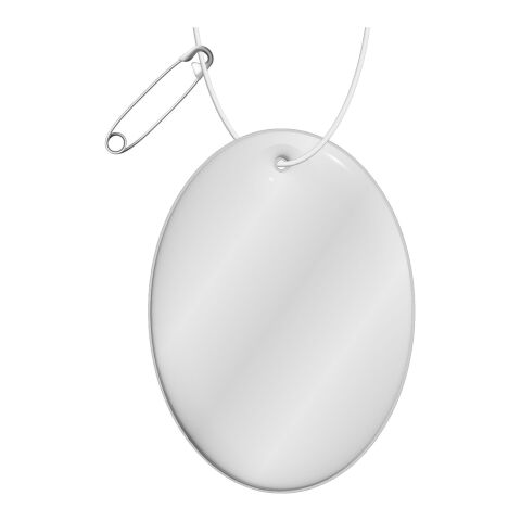 Reflective hanger oval Standard | White | No Branding | not available | not available
