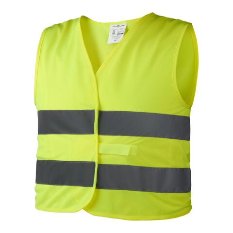 Reflective kids safety vest HW1 (XS) Transparent yellow | No Branding | not available | not available
