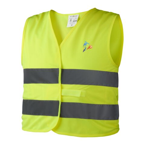 Reflective kids safety vest HW1 (XS) Standard | Yellow | No Branding | not available | not available