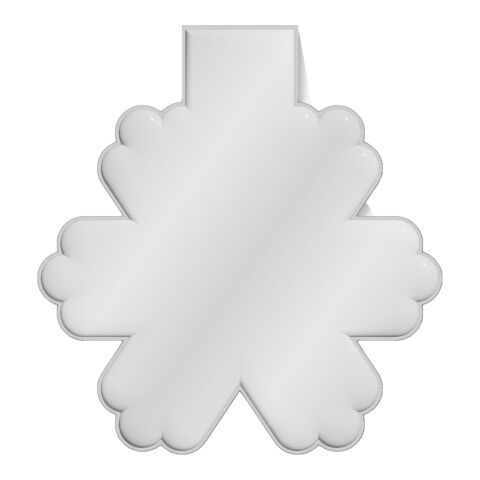 RFX™ snowflake reflective PVC magnet Standard | White | No Branding | not available | not available