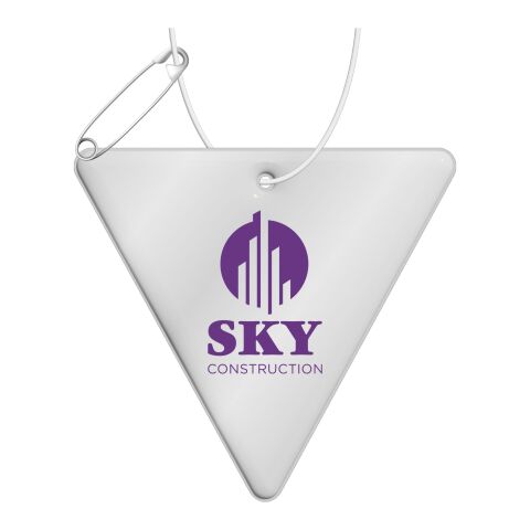 RFX™ inverted triangle reflective TPU hanger White | No Branding | not available | not available