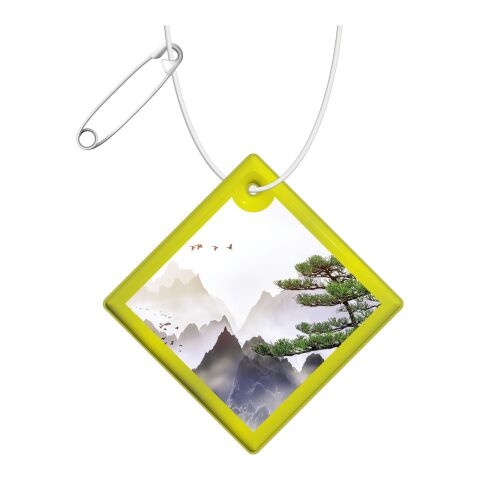 RFX™ diamond reflective PVC hanger large Standard | Neon yellow | No Branding | not available | not available