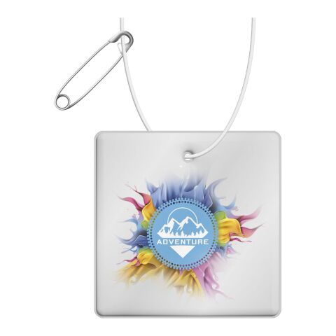 RFX™ H-16 square lightweight reflective PVC hanger White | No Branding | not available | not available