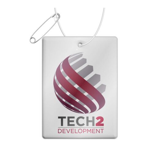 RFX™ H-12 rectangular lightweight reflective PVC hanger - large White | No Branding | not available | not available