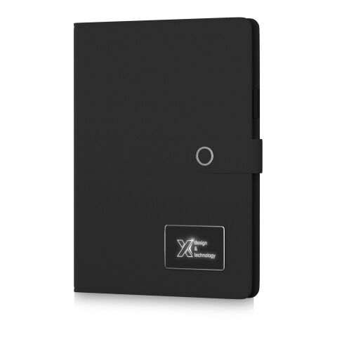 SCX.design O17 A4 light-up notebook powerbank Solid black-White | No Branding | not available | not available
