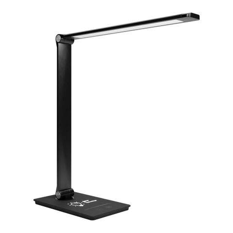 SCX.design O30 10W desk lamp Black | Light Up Logo | front | 34 mm x 14 mm