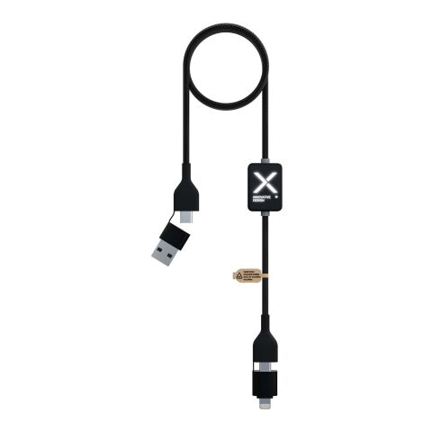SCX.design C32 60W switch charging cable with light-up logo Solid black | No Branding | not available | not available