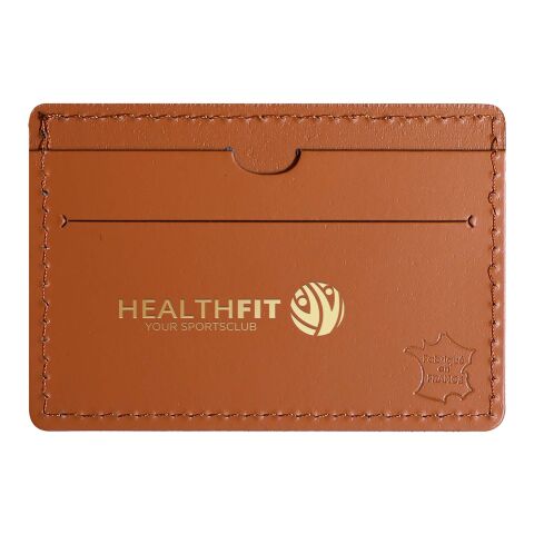 Citizen Green Tintin recycled leather card holder Brown | No Branding | not available | not available