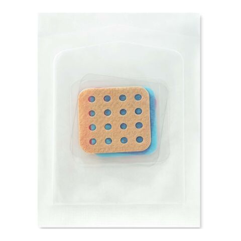 3-pieces anti scratch patches with full colour printed paper envelope 