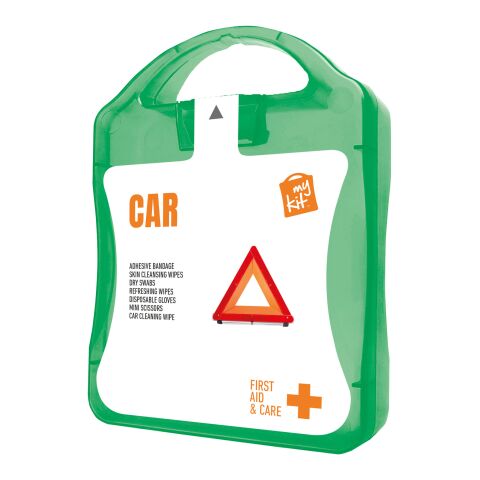 MyKit Car First Aid Kit Green | Digital Sticker | body | 90 mm x 127 mm
