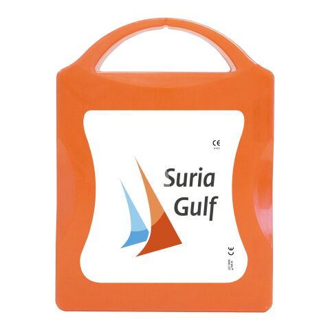PF Concept Deutschland GmbH Promotional MyKit DIN first aid kit – Orange – not available – custom branded merch with logo for bulk corporate gifts