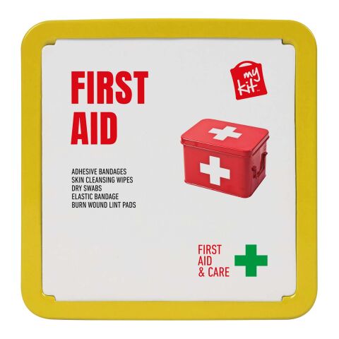 MyKit First Aid tin kit Yellow | No Branding