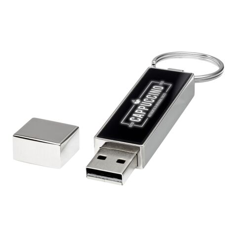 Rectangular light-up USB Standard | White-Solid black-Silver | No Branding | not available | not available | 1 GB