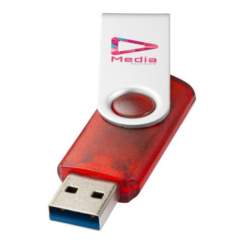 Rotate USB 3.0 translucent Red | No Branding | not available | not available | 16 GB