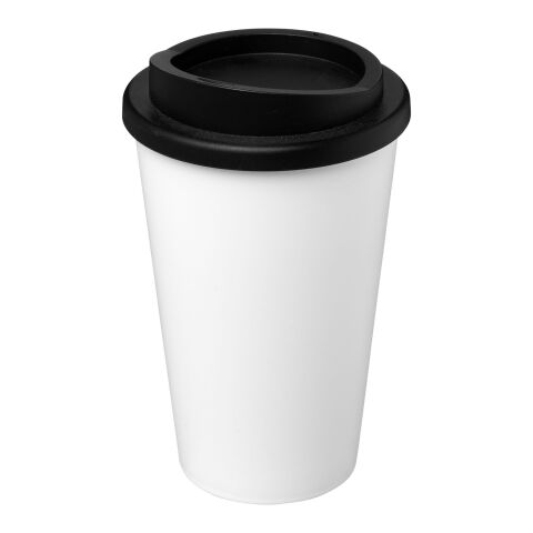 Americano 350 ml insulated tumbler white-black | No Branding | not available | not available