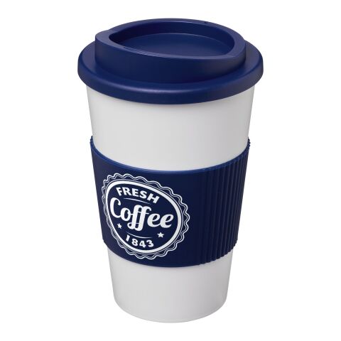 Americano® 350 ml insulated tumbler with grip Transparent-Blue | No Branding | not available | not available