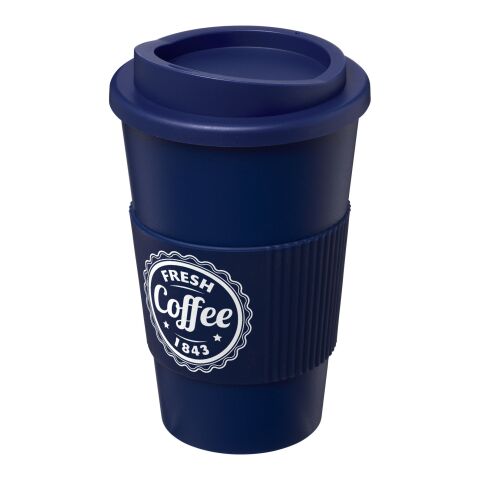 Americano® 350 ml insulated tumbler with grip Blue | No Branding | not available | not available